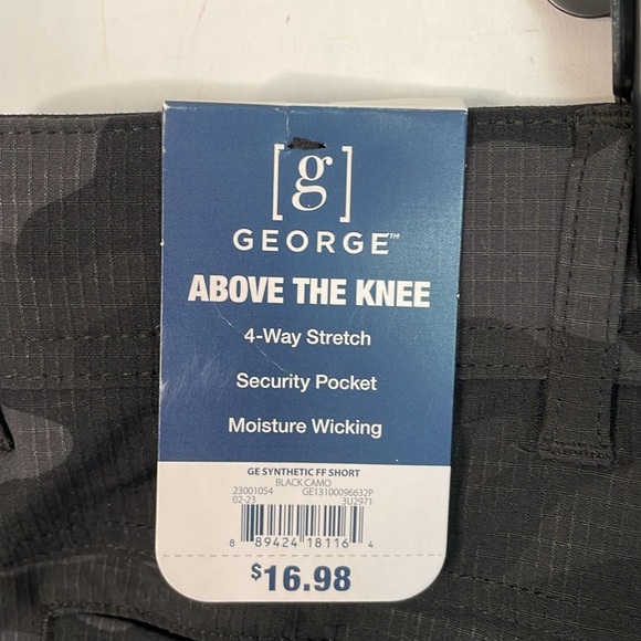 George black camouflage shorts Men’s size 40 NWT - Picture 3 of 16